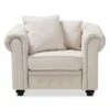 Baxton Studio Alaise Modern Classic Linen Tufted Scroll Arm Chesterfield Chair Beige -Living Room Chairs store unnamed file 768