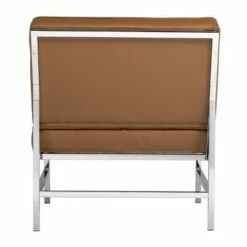 Ashlar Bonded Leather Tufted Chair - Studio Designs Home Black -Living Room Chairs store unnamed file 7718