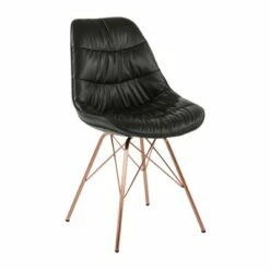 OSP Home Furnishings Langdon Chair In Faux Leather - Ave Six Black -Living Room Chairs store unnamed file 7761
