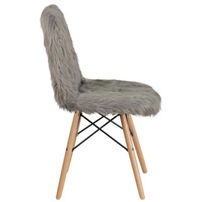 Shaggy Dog Accent Chair Charcoal Gray - Riverstone Furniture Collection 3 Shaggy Dog Accent Chair Charcoal Gray - Riverstone Furniture Collection