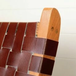 Balka Woven Leather Lounge Chair - South Shore Black -Living Room Chairs store unnamed file 7803