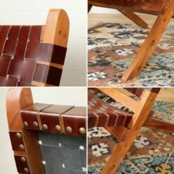 Balka Woven Leather Lounge Chair - South Shore Black -Living Room Chairs store unnamed file 7807