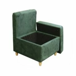 Accent Chair with Storage - Ore International Green