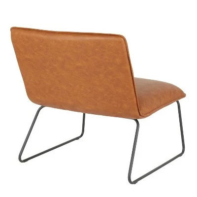 Casper Industrial Accent Chair - LumiSource Camel 4 Casper Industrial Accent Chair - LumiSource Camel - Image 2