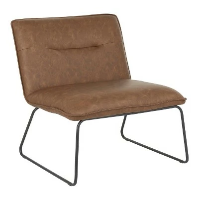 Casper Industrial Accent Chair - LumiSource Camel 12 Casper Industrial Accent Chair - LumiSource Camel - Image 10
