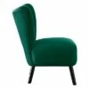 Homelegance Imani Mid Century Modern Velvet Accent Upholstered Living Room Bedroom Lounge Chair, Green
