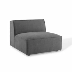 Restore Sectional Sofa Armless Chair - Modway Charcoal -Living Room Chairs store unnamed file 7898