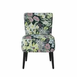 Aviva Armless Chair Modern - Handy Living Black Floral -Living Room Chairs store unnamed file 7906