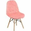 Shaggy Dog Accent Chair - Riverstone Furniture Baby Pink -Living Room Chairs store unnamed file 7993