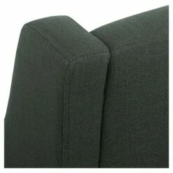 Modern Swoop Accent Chair with Nailhead Trim - Homepop Rich Charcoal -Living Room Chairs store unnamed file 8008