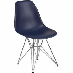 Elon Series Plastic Chair - Riverstone Furniture Collection Navy -Living Room Chairs store unnamed file 8025