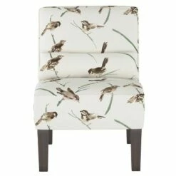 Skyline Furniture Armless Chair - Cloth & Company Lucinda Floral Harvest