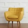 Rhodes Mid Century Modern Tufted Armchair - RST Brands Steel Gray -Living Room Chairs store unnamed file 804