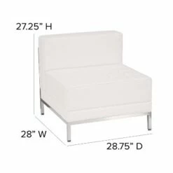 Flash Furniture HERCULES Imagination Series Contemporary LeatherSoft Middle Chair -Living Room Chairs store unnamed file 8040