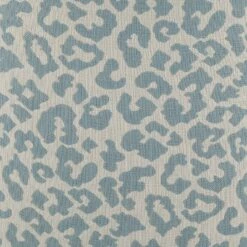 Fran Contemporary Slipper Chair Chrome/Blue Leopard Fabric - LumiSource -Living Room Chairs store unnamed file 8074