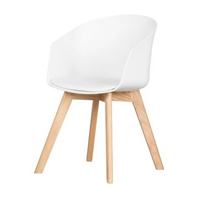 Flam Chair with Wooden Legs - South Shore Black 9 Flam Chair with Wooden Legs - South Shore Black - Image 7