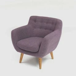 Rhodes Mid Century Modern Tufted Armchair - RST Brands Steel Gray -Living Room Chairs store unnamed file 809