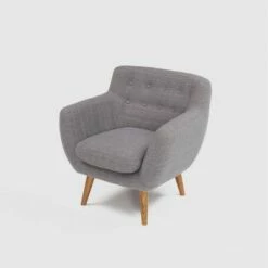 Rhodes Mid Century Modern Tufted Armchair - RST Brands Steel Gray -Living Room Chairs store unnamed file 810