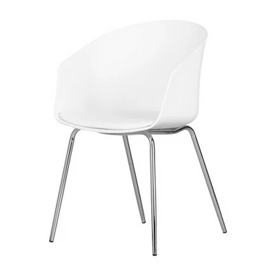 Flam Chair with Silver Metal Legs - South Shore Pink/silver 11 Flam Chair with Silver Metal Legs - South Shore Pink/silver - Image 9