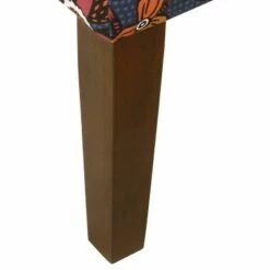 Armless Accent Chair Blue/Pink Floral - HomePop -Living Room Chairs store unnamed file 8166