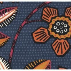 Armless Accent Chair Blue/Pink Floral - HomePop -Living Room Chairs store unnamed file 8167