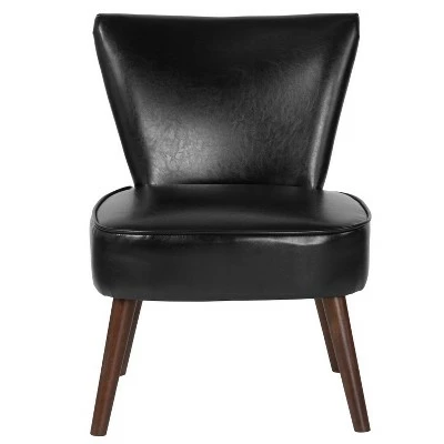 Flash Furniture HERCULES Holloway Series Black LeatherSoft Retro Chair 8 Flash Furniture HERCULES Holloway Series Black LeatherSoft Retro Chair - Image 6