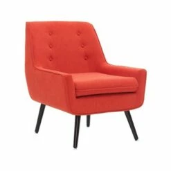 Trelis Accent Chair - Linon Red -Living Room Chairs store unnamed file 820