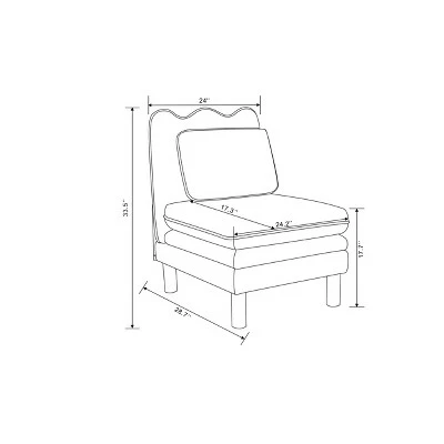 Opalhouse Designed With Jungalow Bencia Slipper Chair - Opalhouse™ designed with Jungalow™ Light Blue 11 Opalhouse Designed With Jungalow Bencia Slipper Chair - Opalhouse™ designed with Jungalow™ Light Blue - Image 9