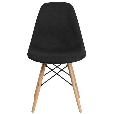 Flash Furniture Elon Series Fabric Chair with Wooden Legs 8 Flash Furniture Elon Series Fabric Chair with Wooden Legs - Image 6
