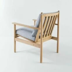 Hearth & Hand W/Magnolia Furniture Slatted Wood Accent Chair with Cushions - Hearth & Hand™ with Magnolia Indigo 14 Hearth & Hand W/Magnolia Furniture Slatted Wood Accent Chair with Cushions - Hearth & Hand™ with Magnolia Indigo -Living Room Chairs store unnamed file 826