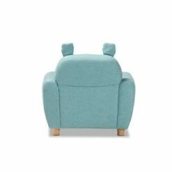 Kids' Gloria Fabric Upholstered Armchair with Animal Ears Blue - Baxton Studio -Living Room Chairs store unnamed file 8262