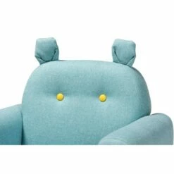 Kids' Gloria Fabric Upholstered Armchair with Animal Ears Blue - Baxton Studio -Living Room Chairs store unnamed file 8263