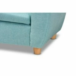 Kids' Gloria Fabric Upholstered Armchair with Animal Ears Blue - Baxton Studio -Living Room Chairs store unnamed file 8264