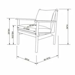 Hearth & Hand W/Magnolia Furniture Slatted Wood Accent Chair with Cushions - Hearth & Hand™ with Magnolia Indigo 19 Hearth & Hand W/Magnolia Furniture Slatted Wood Accent Chair with Cushions - Hearth & Hand™ with Magnolia Indigo -Living Room Chairs store unnamed file 831