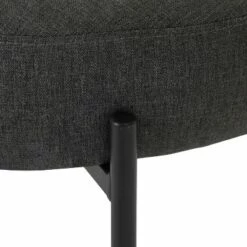 Rhonda Accent Chair Polyester/Steel Black/Charcoal - LumiSource -Living Room Chairs store unnamed file 8330