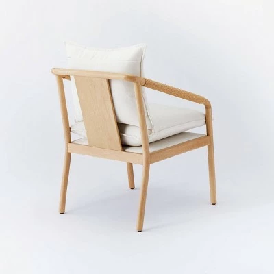 Threshold Designed W/Studio McGee Ventura Upholstered Accent Chair with Wood Frame Natural - Threshold™ designed with Studio McGee 5 Threshold Designed W/Studio McGee Ventura Upholstered Accent Chair with Wood Frame Natural - Threshold™ designed with Studio McGee - Image 3