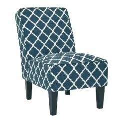 Branson Armless Chair Navy Blue - Handy Living