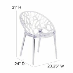 Flash Furniture Specter Series Transparent Stacking Side Chair -Living Room Chairs store unnamed file 8409
