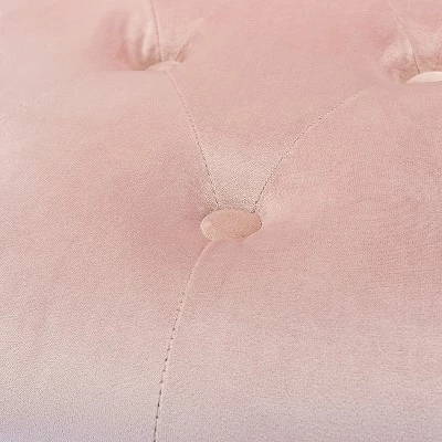 Louise Velvet Accent Chair with Tufted Button Back | Karat Home 9 Louise Velvet Accent Chair with Tufted Button Back | Karat Home - Image 7