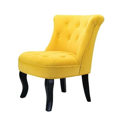 Louise Velvet Accent Chair with Tufted Button Back | Karat Home 17 Louise Velvet Accent Chair with Tufted Button Back | Karat Home - Image 15