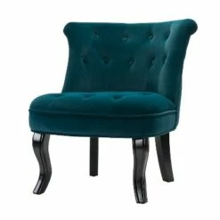 Louise Velvet Accent Chair with Tufted Button Back | Karat Home 41 Louise Velvet Accent Chair with Tufted Button Back | Karat Home -Living Room Chairs store unnamed file 8603