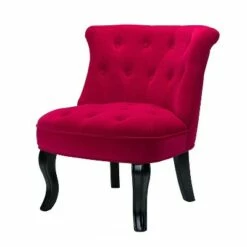 Louise Velvet Accent Chair with Tufted Button Back | Karat Home 42 Louise Velvet Accent Chair with Tufted Button Back | Karat Home -Living Room Chairs store unnamed file 8604
