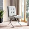 Walsh Tufted Side Chair - Safavieh Light Brown/chrome -Living Room Chairs store unnamed file 8616