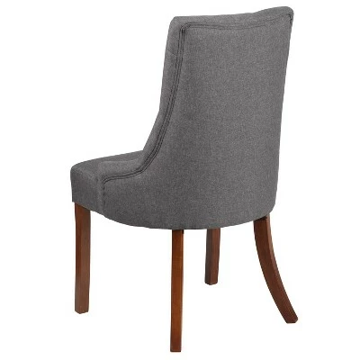 Flash Furniture HERCULES Paddington Series Gray Fabric Tufted Chair 3 Flash Furniture HERCULES Paddington Series Gray Fabric Tufted Chair