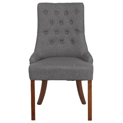 Flash Furniture HERCULES Paddington Series Gray Fabric Tufted Chair 5 Flash Furniture HERCULES Paddington Series Gray Fabric Tufted Chair - Image 3