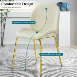 Costway Set of 2 Velvet Accent Chairs Dining Side Chairs w/Gold Metal Legs Pink/Beige/Green/Grey 20 Costway Set of 2 Velvet Accent Chairs Dining Side Chairs w/Gold Metal Legs Pink/Beige/Green/Grey -Living Room Chairs store unnamed file 8644