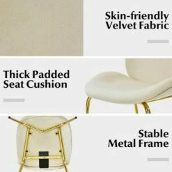 Costway Set of 2 Velvet Accent Chairs Dining Side Chairs w/Gold Metal Legs Pink/Beige/Green/Grey 22 Costway Set of 2 Velvet Accent Chairs Dining Side Chairs w/Gold Metal Legs Pink/Beige/Green/Grey -Living Room Chairs store unnamed file 8646