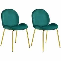Costway Set of 2 Velvet Accent Chairs Dining Side Chairs w/Gold Metal Legs Pink/Beige/Green/Grey 25 Costway Set of 2 Velvet Accent Chairs Dining Side Chairs w/Gold Metal Legs Pink/Beige/Green/Grey -Living Room Chairs store unnamed file 8649