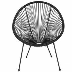 Valencia Oval Comfort Series Take Ten Rattan Lounge Chair - Riverstone Furniture Collection Gray -Living Room Chairs store unnamed file 8749