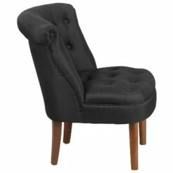 Flash Furniture HERCULES Kenley Series Black Fabric Tufted Chair -Living Room Chairs store unnamed file 8755